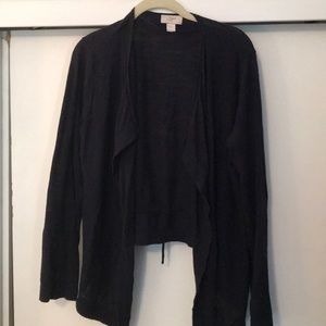 Cute, navy cardigan. Perfect for the Spring